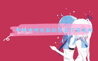 哔哩哔哩电脑版怎么下载视频 哔哩哔哩怎么缓存视频